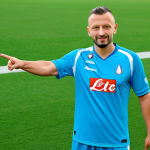 마렉 함식 슬로바키아 축구 선수 - **

"A professional portrait of Marek Hamšík in his prime, wearing a fully clothed Napoli jersey, on...