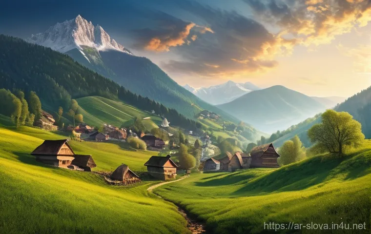 슬로바키아 1848년 혁명과 민족주의 - **The Spark of Awakening in the Carpathians, 1848:** A picturesque historical scene depicting the "S...